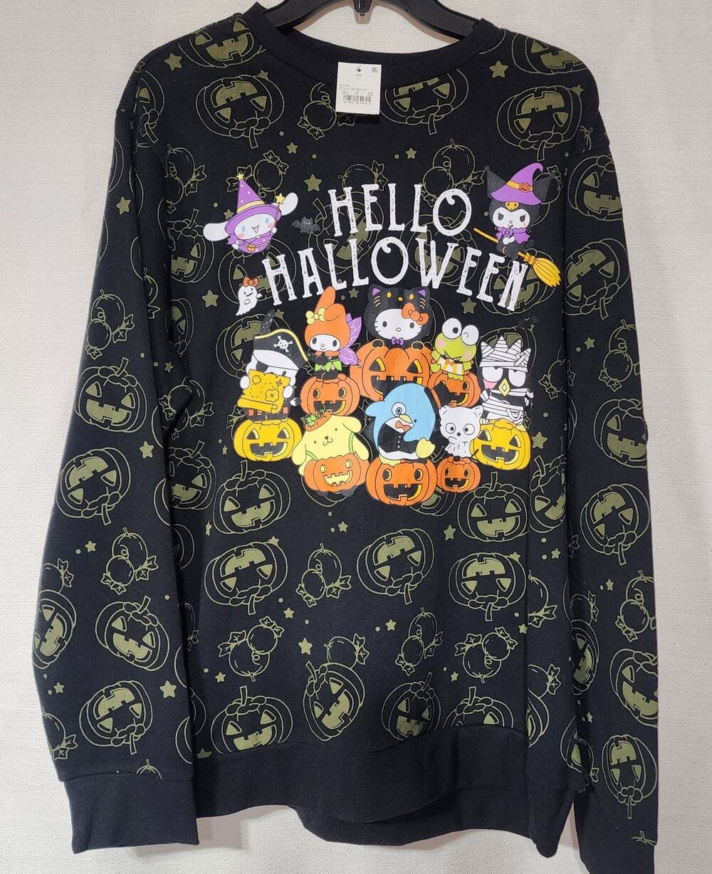 Hello kitty and friends ''Hello Halloween'' sweatshirt size Large